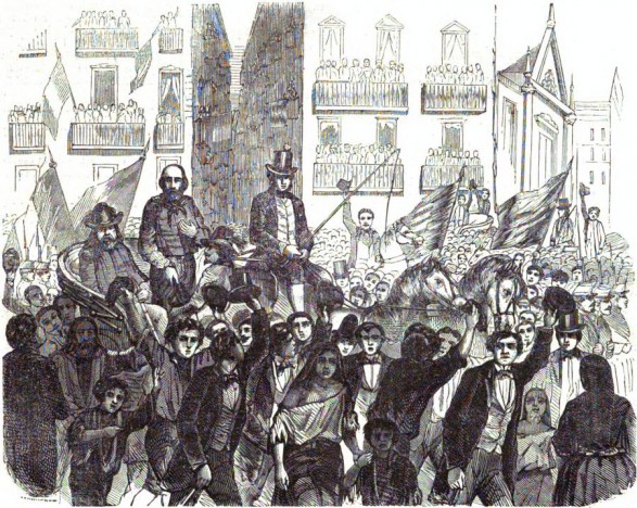 Entrata di Giuseppe Garibaldi a Napoli.