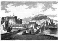 Il molo del porto di Napoli in una illustrazione del 1860.