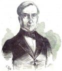 Incisione del 1860 raffigurante <strong>Liborio Romano</strong>.