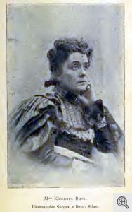 Da "Le théatre italien": Eleonora Duse