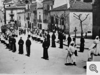 Foto di G. Bonfitto. Novizi dello Studentato del Convento di S. Matteo a S. Marco in Lamis