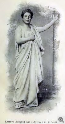 L'attore Ermete Zacconi Nerone