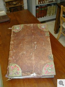 Biblioteca del convento di s. Matteo a S. Marco in Lamis - Uno 'psalterio' - Foto del 2001