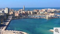 Il lungomare di Bari.