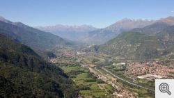 Val Susa dalla Sacra di San Michele. Fotografia di Patrizia Mussa, 2010. © MuseoTorino.