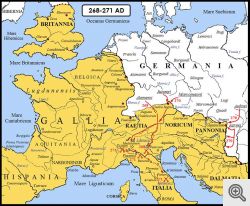 Le invasioni barbariche dell'Occidente (268 271).