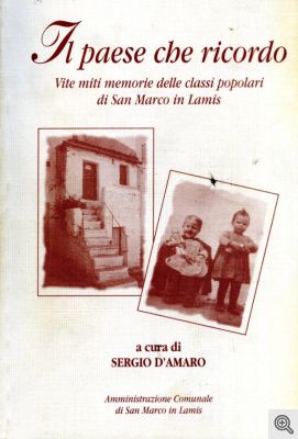 La copertina del libro 'il paese che ricordo' a cura di Sergio D'Amaro - 1996