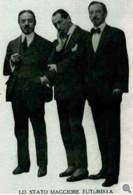 Carrà, Boccioni, Russolo nel 1915