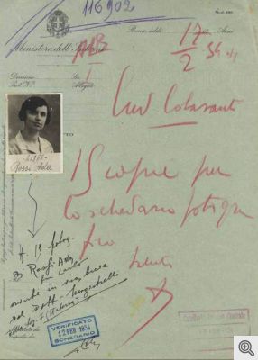 Ada Rossi, foto del Casellario Politico Centrale.