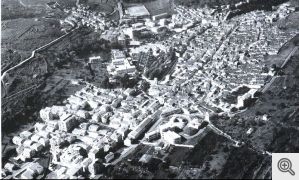 Veduta aerea di S. Marco in Lamis. Era il 1972.