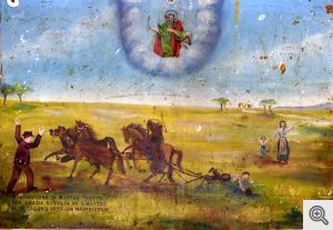 Tavoletta votiva n. 356 - Una scena del miracolo