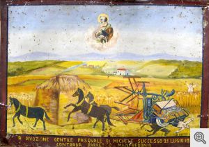 Tavoletta votiva n. 394 del 1931 - Incidente di lavoro