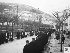 S. Marco in Lamis. Vecchia immagine di un funerale.