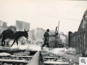 Mezzogiorno - Un attaversamento ferroviario.