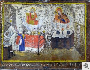 Tavoletta votiva n. 360 - Interno di una casa