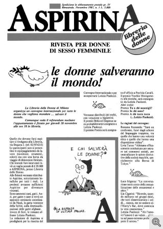 Aspirina n. 1