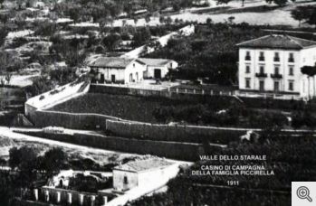 S. Marco in Lamis. Il Casino della Famiglia Piccirella nel 1911. Ovviamente distrutto.