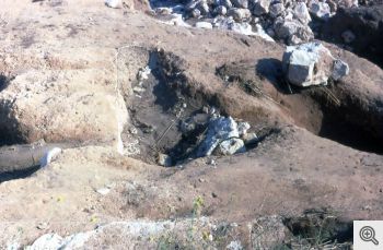 Gargano. Immagine di una necropoli.