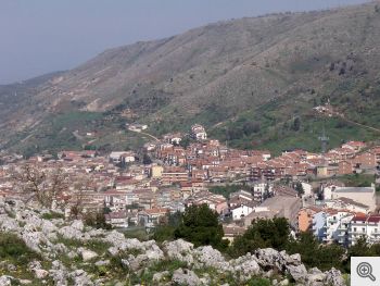 Veduta di San Marco in Lamis, città natale di Leonardo Cera.