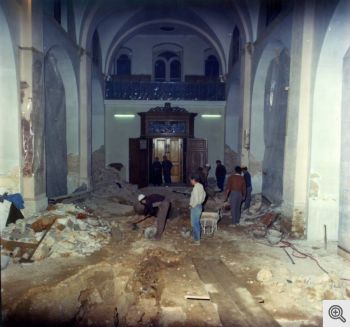 S. Marco in Lamis. I lavori di restauro (1987) della Chiesa del Convento di S. Matteo.