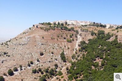 Rignano Garganico visto dal Tavoliere