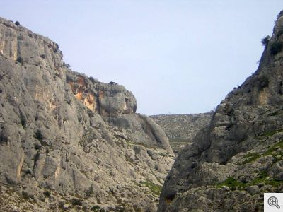 La valle Campanile sul Gargano