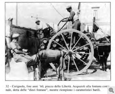 Fine anni '60. Acquaioli ad una fontana