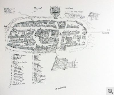 Una vecchia piantina di Foggia Dal web