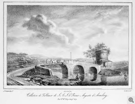 Litografia da un libro del 1829