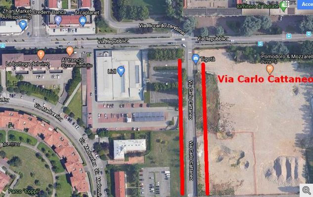Cintura milanese - Bollate - Via Carlo Cattaneo
